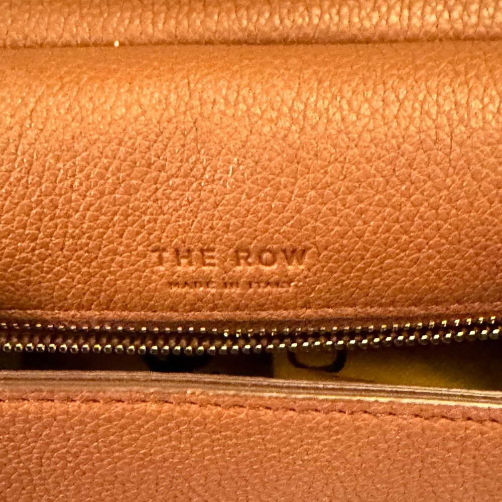 The Row Tan Leather Shoulder Bag - Picture 4 of 11